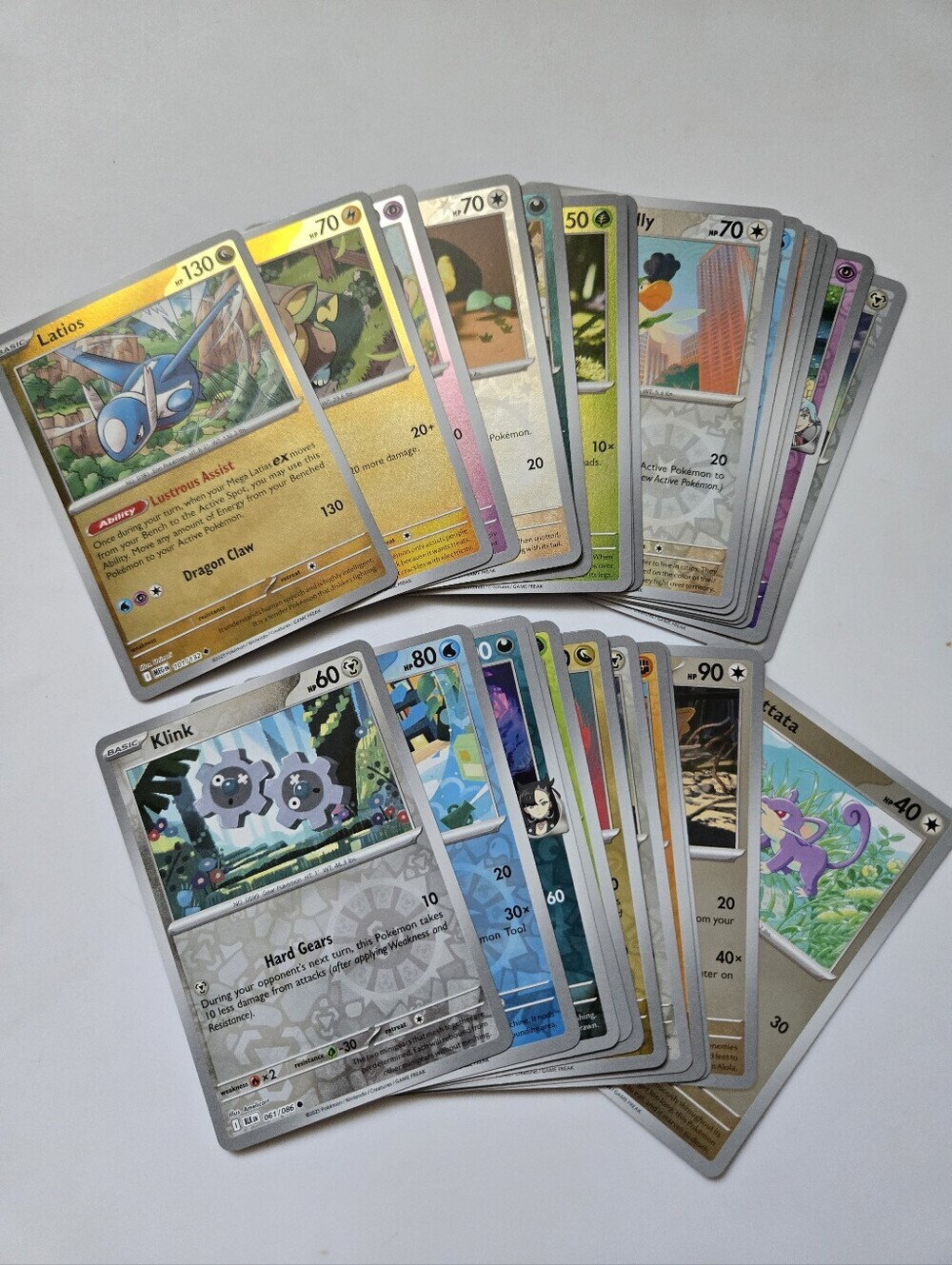 30x Rev Holo Pokemon Cards (Latios)
